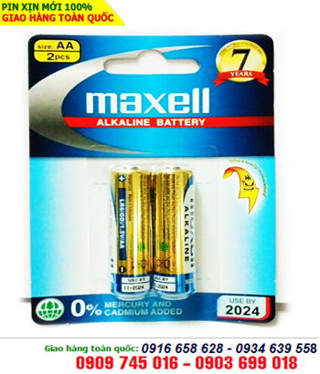 Pin AA Maxell LR6(GD)2B Alkaline 1.5V chính hãng Maxell Made in INdonesia 